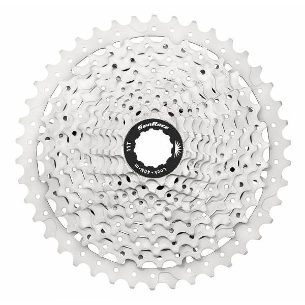 SunRace cassette 10V 11-42 CSMS3 metallic silver