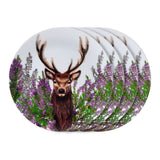 Wild hert set van 4 duurzame rpet picknick borden