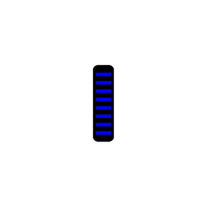 Rrp proguard cable tie - front - sticker - standard - blue