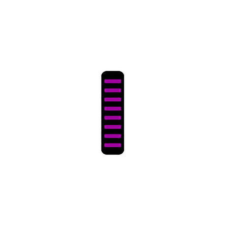 Rrp proguard cable tie - rear - sticker - purple