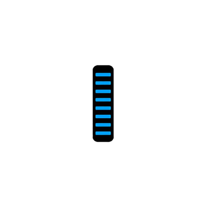 Rrp proguard bolt on v1 - front - sticker - mini - cyan