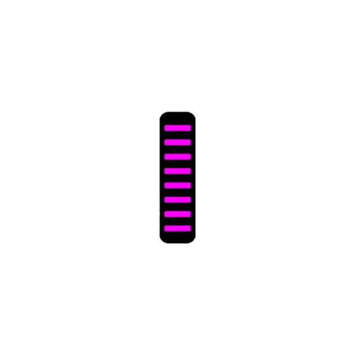 Rrp proguard bolt on v1 - front - sticker - mini - magenta