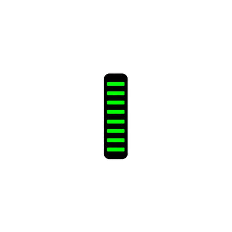 Rrp proguard bolt on v1 - front - sticker - mini - neon green