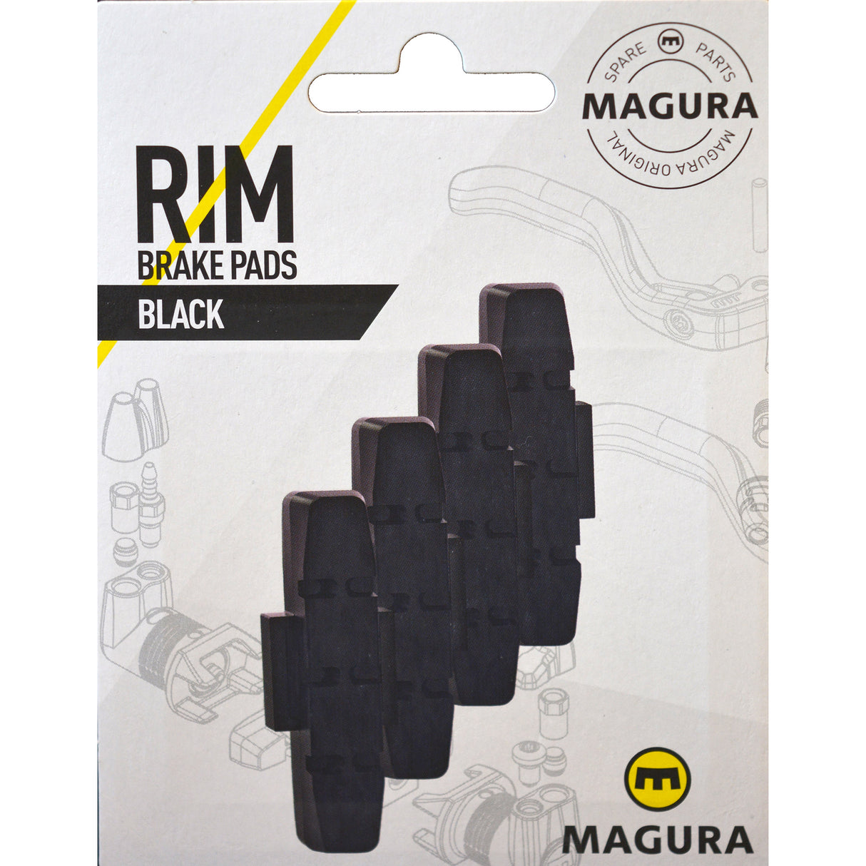Magura Remblokken Hydro-Stop HS33 zwart 4 stuks