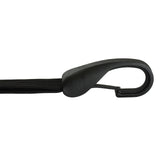 Widek snelbinder met grote veiligheids haak en 4 banden. zwart 57cm