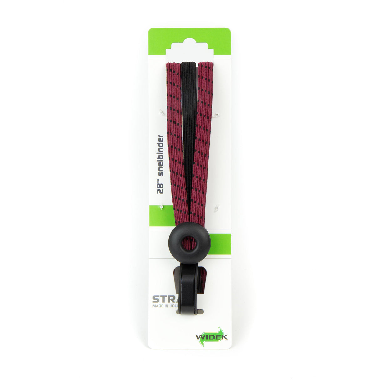 Widek triobinder eye met haak 3x12mm zwart bordeaux