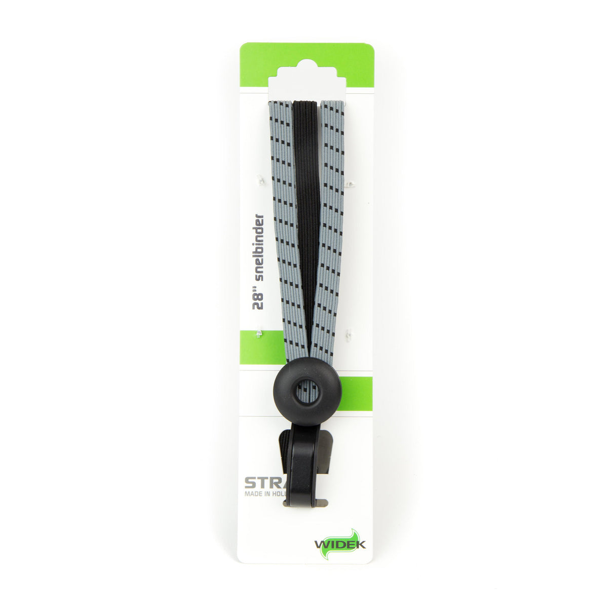 Widek triobinder eye met haak 3x12mm zwart steengrijs
