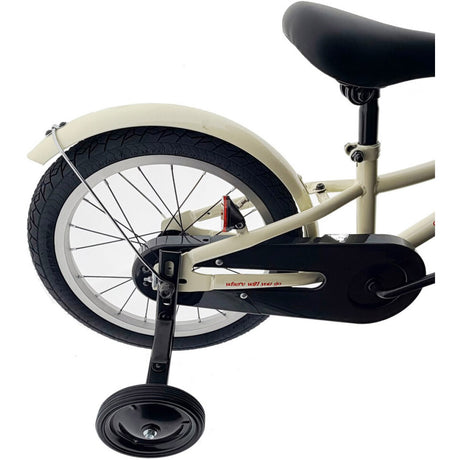 Buzaglo pexkids stabilo set 12-20 inch zwart luxe stalen wiel zijwielen