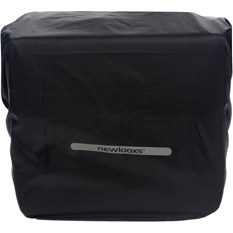 New Looxs Regenhoes Dubbel - Zwarte Waterdichte Polyester Fietstas - Reflectie - 40x97 cm