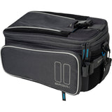 Basil Sport Design Trunkbag - Grijze fietsbagagedragertas, 7-15L, waterafstotend, voor reguliere fiets en e-bike