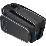Basil Sport Design Trunkbag - Grijze fietsbagagedragertas, 7-15L, waterafstotend, voor reguliere fiets en e-bike