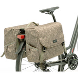 Mondi Joy Double fietstas - waterafstotend polyester - Racktime - Ivy Grey