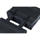 Basil Forte dubbele fietstas, zwart zwart, waterafstotend, 35L