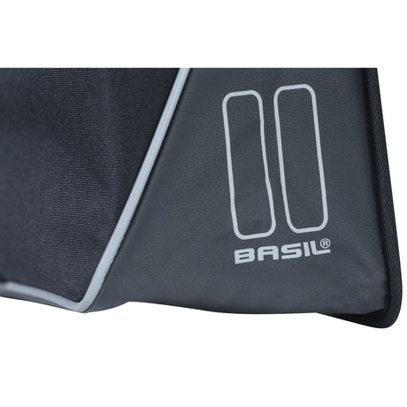 Basil Forte dubbele fietstas, zwart zwart, waterafstotend, 35L