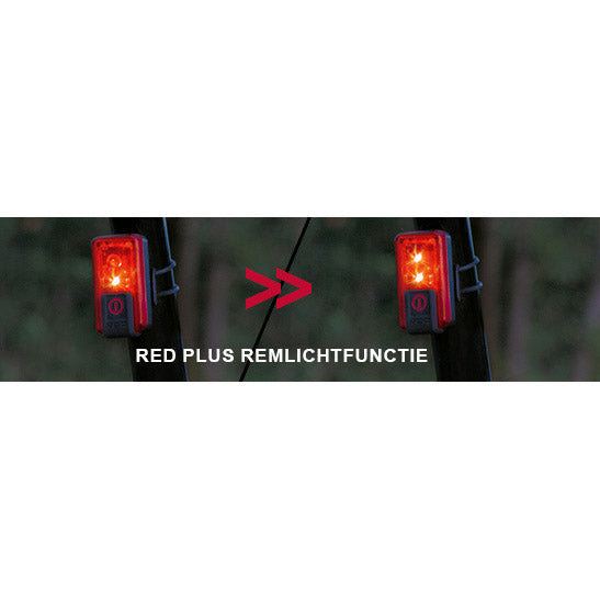 Busch Muller Eco light red rl plus usb achterlicht li-on accu+remlicht aan uit