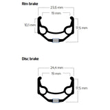 Qibbel ryde velg zac 19 28 622 36g 14g cnc alu zwart