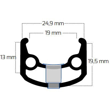 Roland ryde velg sputnik 28 622 36g 14g cnc zwart