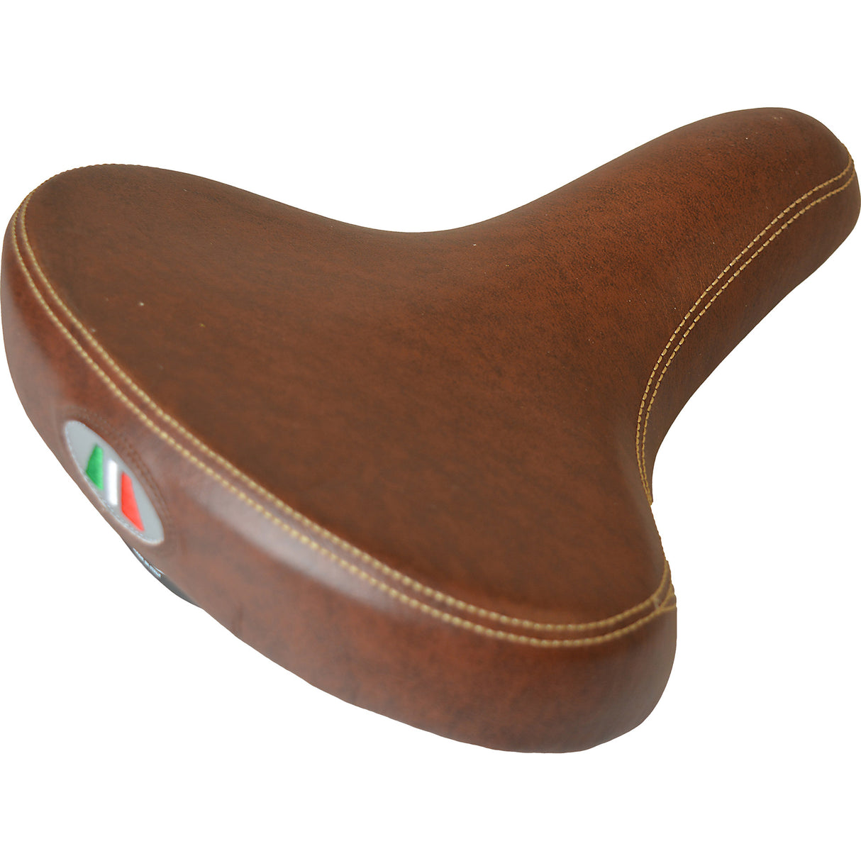 Selle Monte Grappa Zadel Selva man bruin met elastomeer