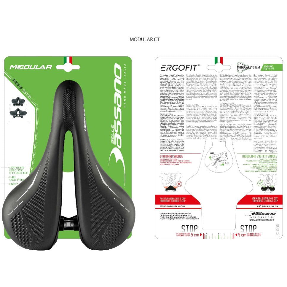 Zadel Selle Bassano Modular Ct Tour Zwart
