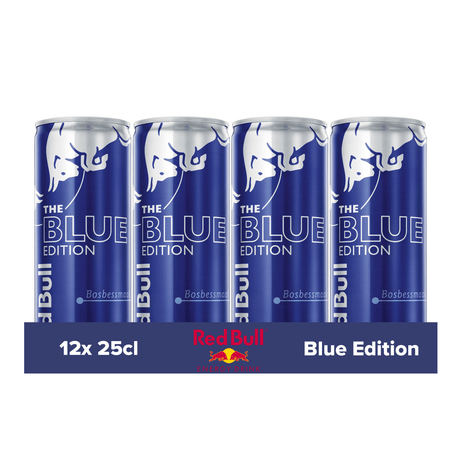 Red bull blue edition energy blik (12x 25cl)