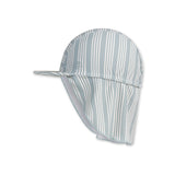 Resort stripe | groen wit gestreept uv zonnepetje