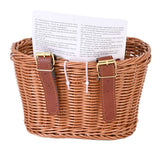 Volare rieten mandje klein met riempjes voor 12-16 inch