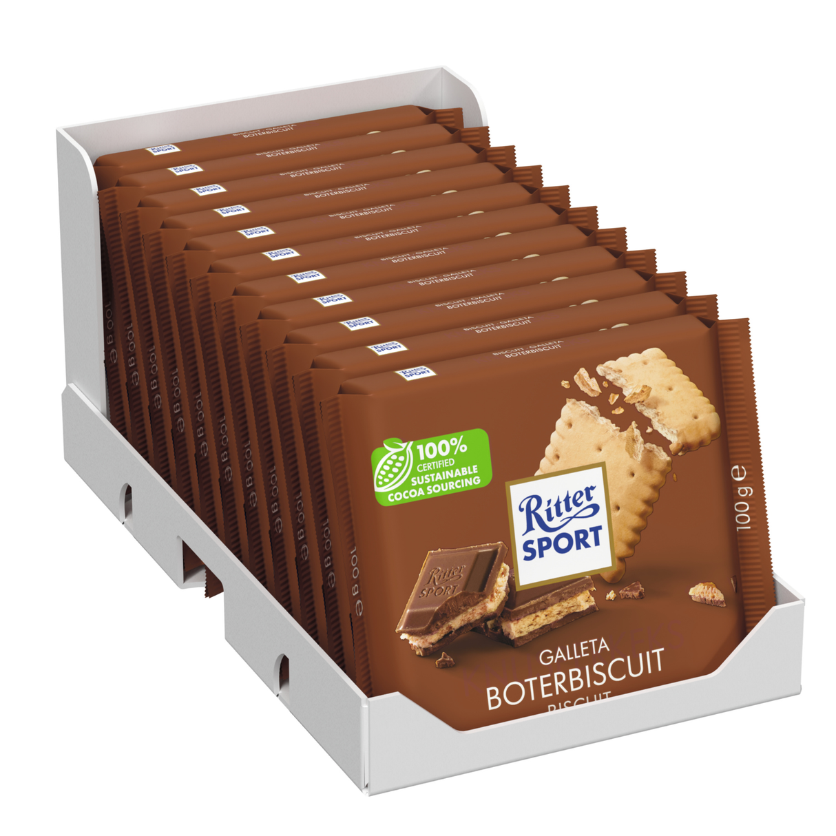 Ritter sport boterbiscuit (11x 100gr)
