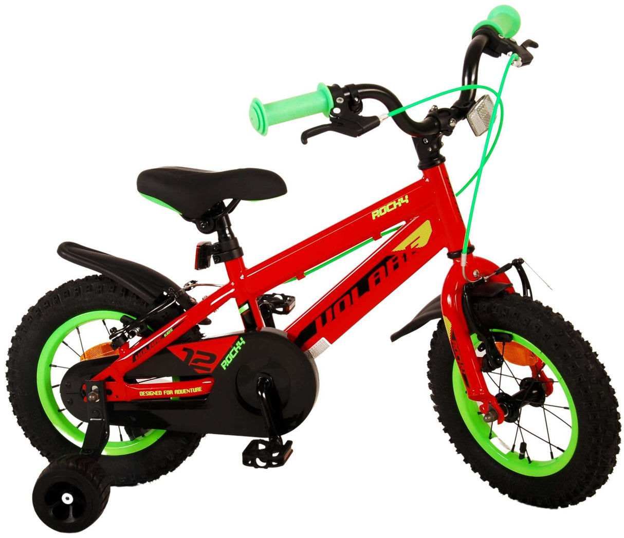 Volare Rocky Kinderfiets Jongens 12 inch Rood Twee handremmen