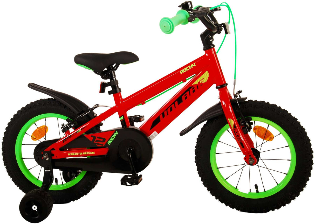 Volare Rocky Kinderfiets Jongens 14 inch Rood Twee handremmen