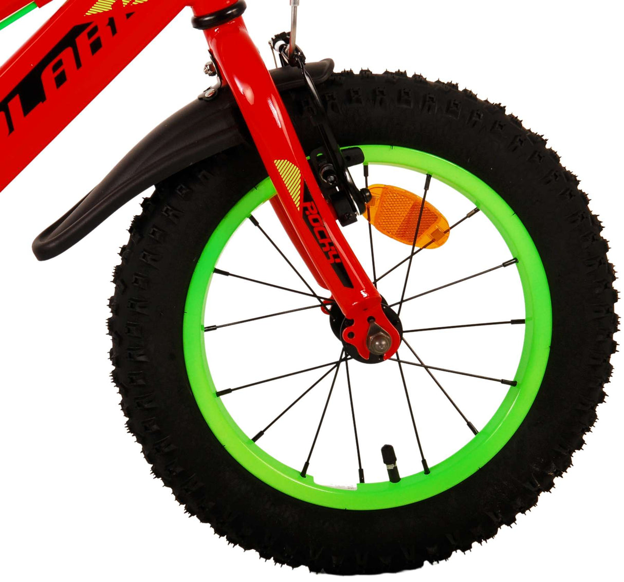 Volare Rocky Kinderfiets Jongens 14 inch Rood Twee handremmen