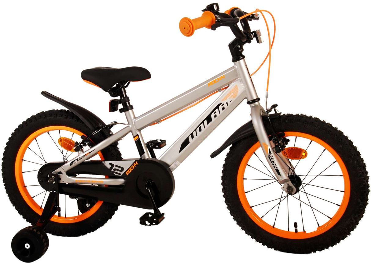 Volare Rocky Kinderfiets Jongens 16 inch Grijs Twee handremmen