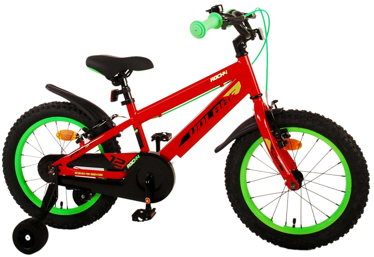 Volare Rocky Kinderfiets Jongens 16 inch Rood Twee handremmen