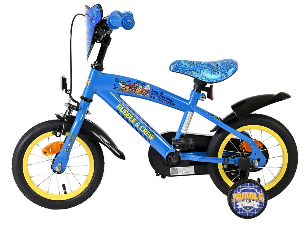 Volare paw patrol -rubble crew - kinderfiets - jongens - 12 inch - blauw