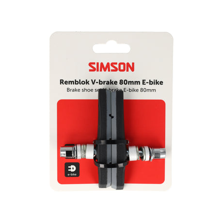 Simson remblokken e-bike v-brake 80mm