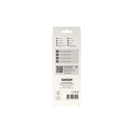 Rema tip top nederland b.v. simson ketting derailleur 10v hg