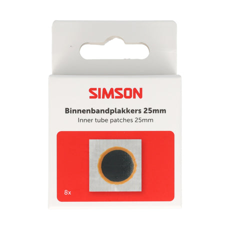 Simson binnenbandpleisters 25mm 8st