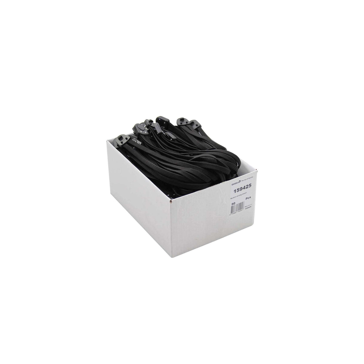 Bibia snelbinder quattro zwart inhaak