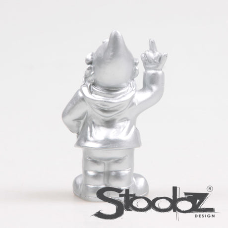 Stoobz design stoobz kabouter f*ck you zilver 10cm