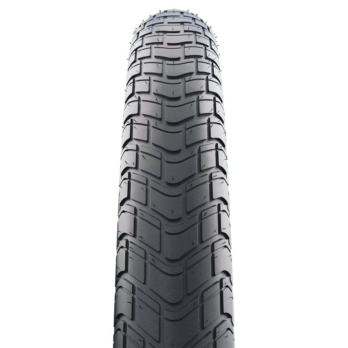 Schwalbe motion big apple - wired - addix green - raceguard - 16x2.15 - black + reflex