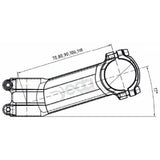 Deda a-head nok zero 90mm bob alu 73-17gr. 31.7mm oem