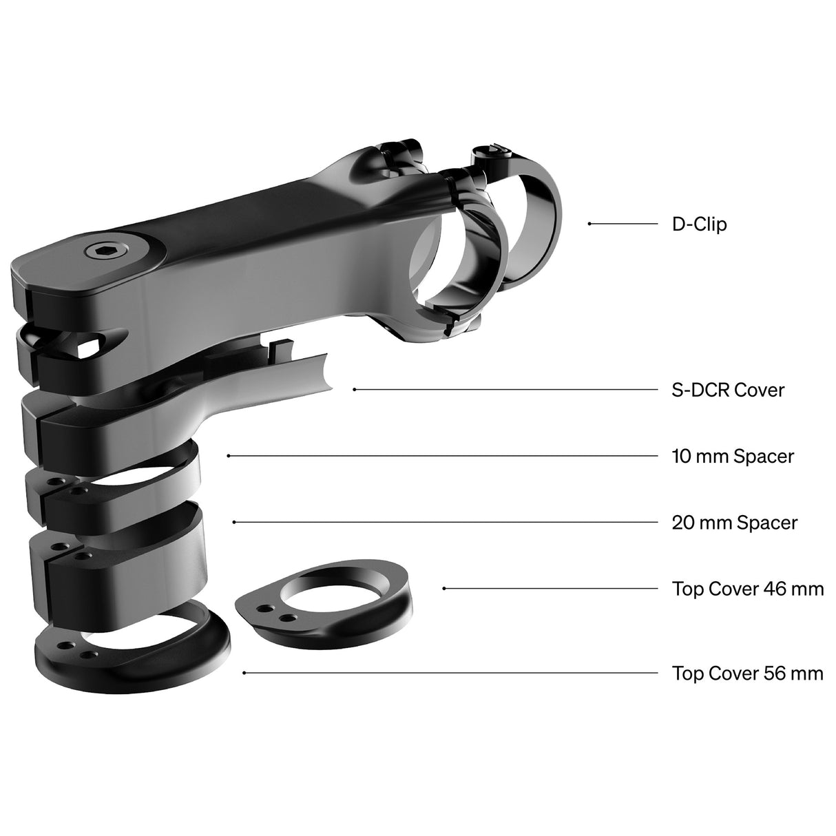 Dedacciai Stuurpen Superbox DCR 90mm POB