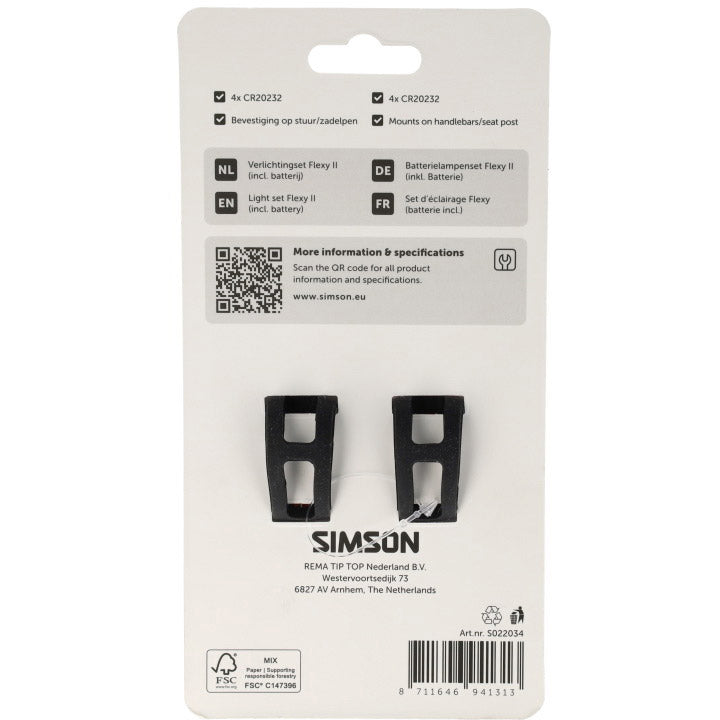 Simson verlichtingsset aurora flexy ii