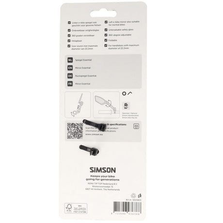 Simson spiegel essential