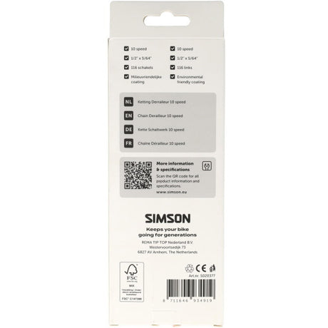 Simson ketting derailleur 10