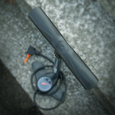 Sks vloerpomp airlite multivalve 10bar zw oranje