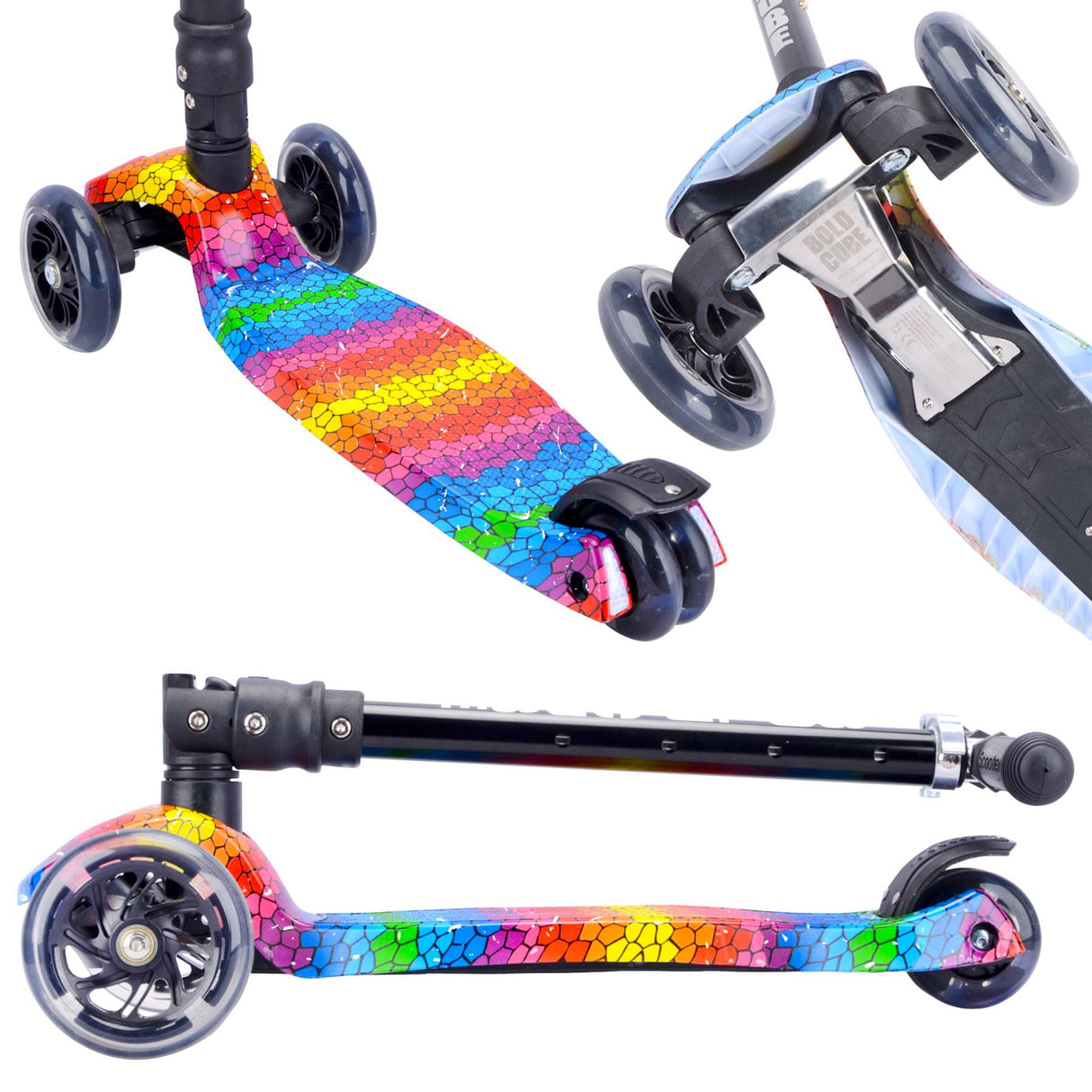 Volare boldcube big driewielstep - crystal rubix