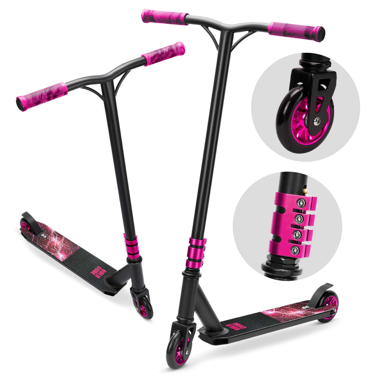 Volare boldcube deluxe stuntstep - roze