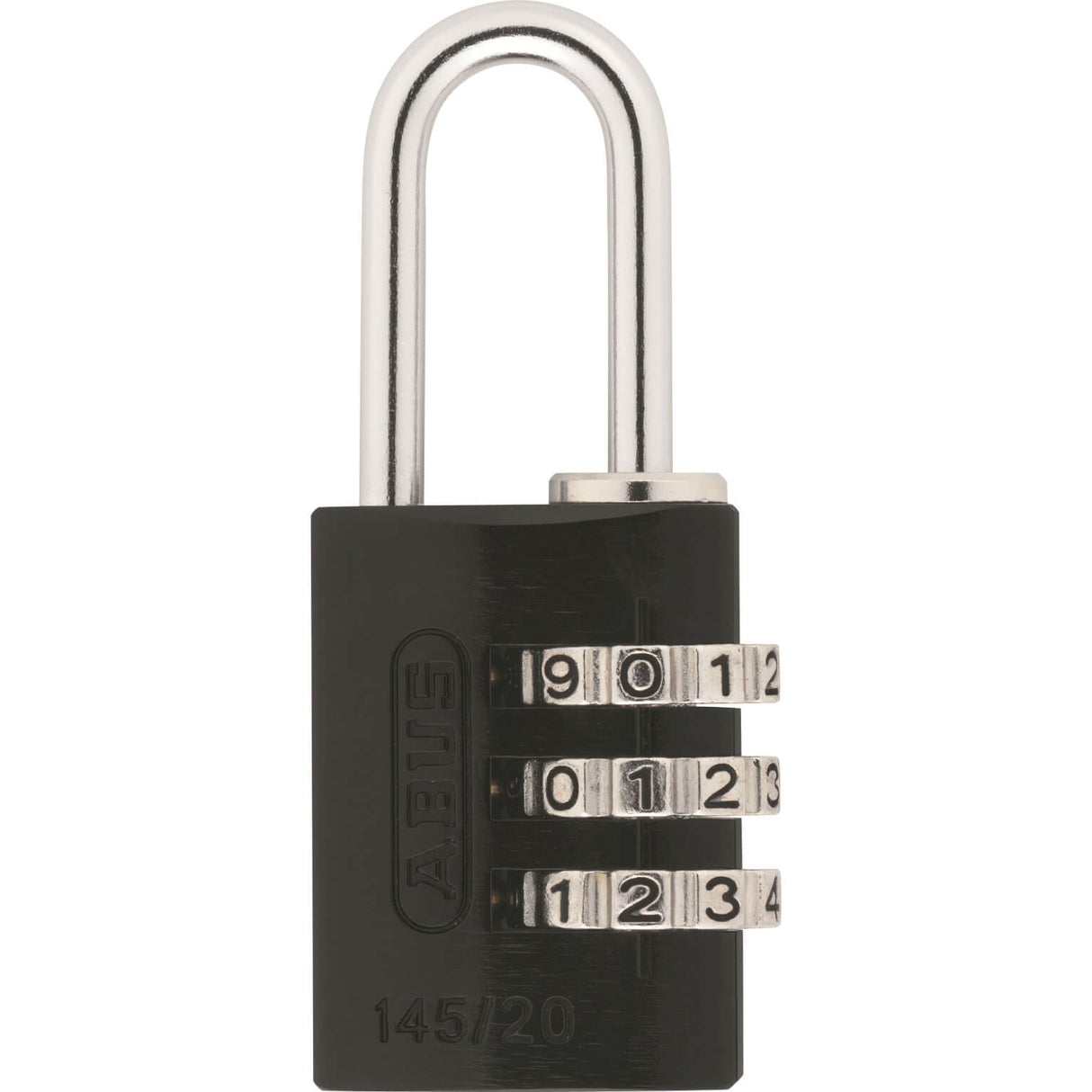 Abus Nummer Padlock 145 20 schwaarz, 5cm