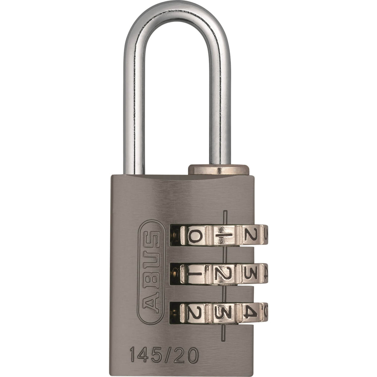 Abus Cijfer Hangslot 145 20 Titanium Grijs 5cm