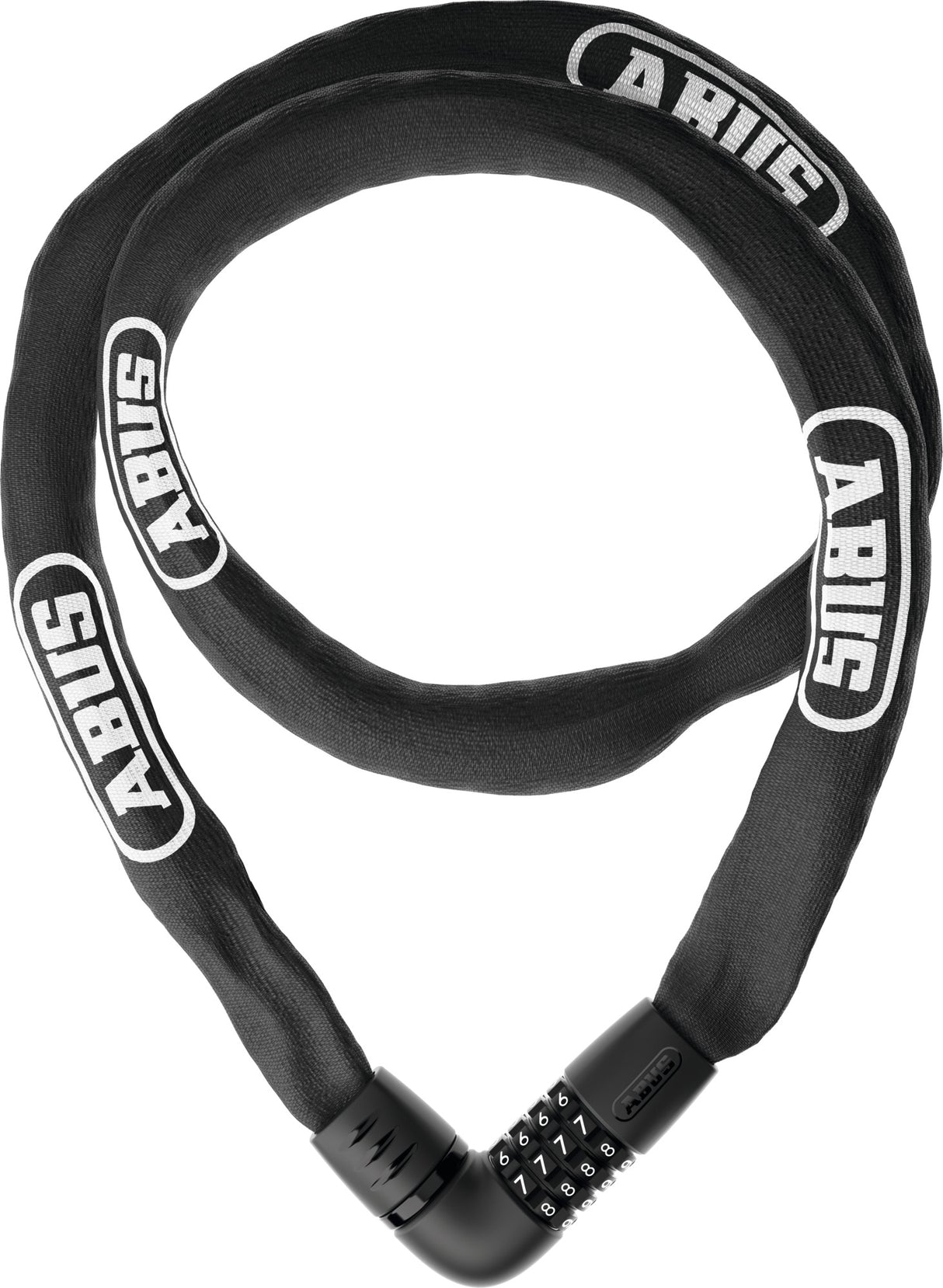 Abus fietsslot kettingslot - tresor 6807c - security level 7 - zwart - 140 cm - geschikt voor elektrische fietsen en stadsfietsen
